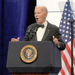 US-Präsident Joe Biden spricht bei der 30. jährlichen Gala des Asian Pacific American Institute for Congressional Studies.