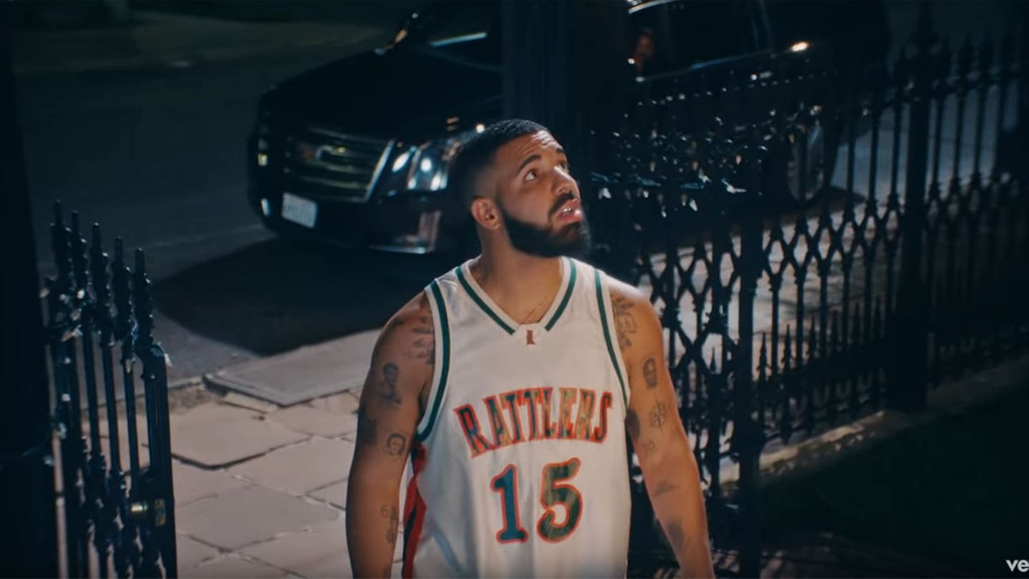 Drake in seinem Video 