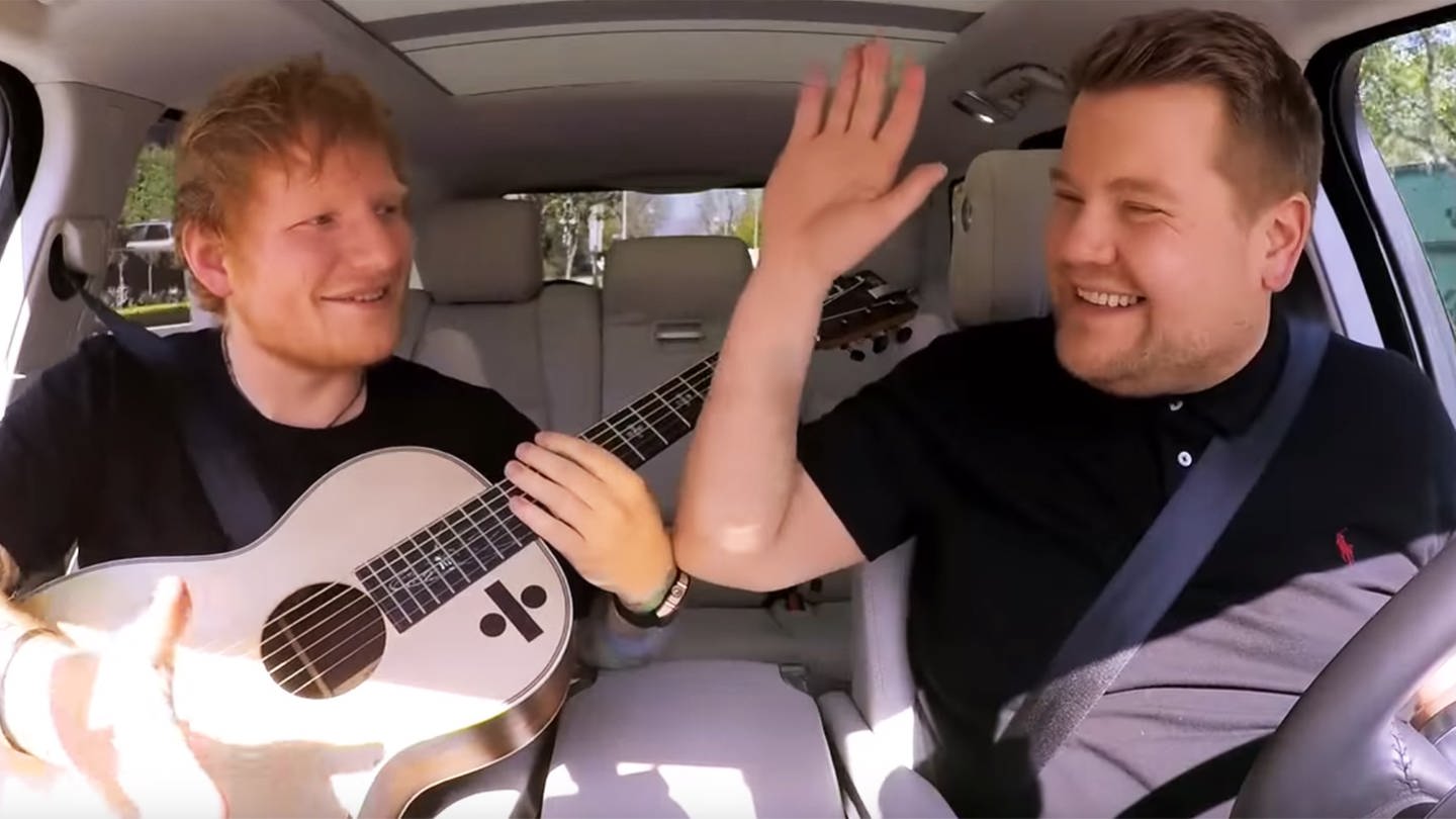 Ed Sheeran Carpool (Foto: YouTube / The Late Late Show with James Corden)
