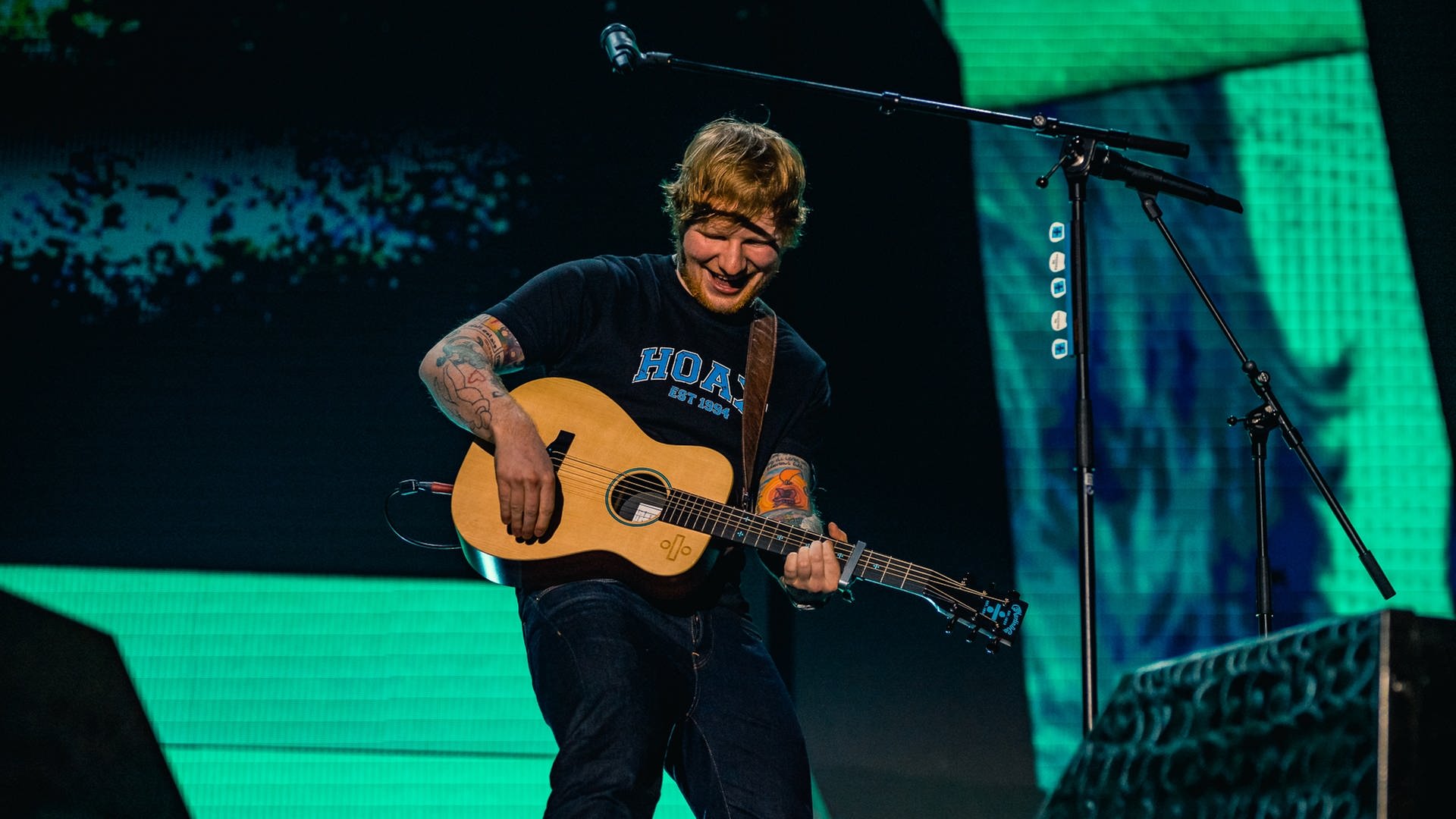 Ed Sheeran in Mannheim - mehr Gefühl geht nicht (Foto: DASDING / Niko Neithardt)