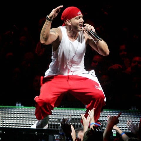 Eminem bei einem seiner Konzerte. (Foto: IMAGO, imago)