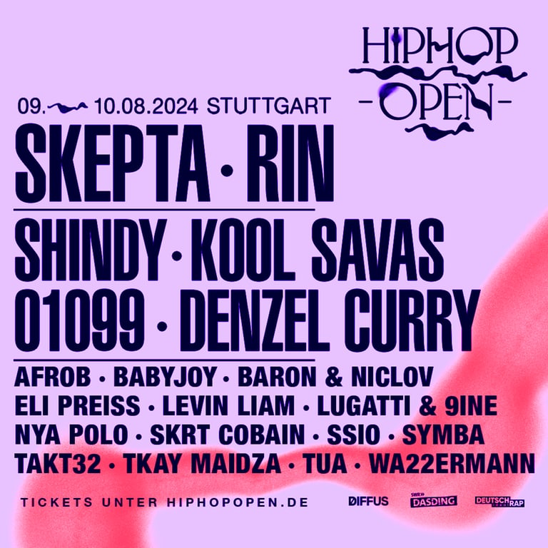 Das Line-Up für das Hip Hop Open 2024! (Foto: Hip Hop Open )