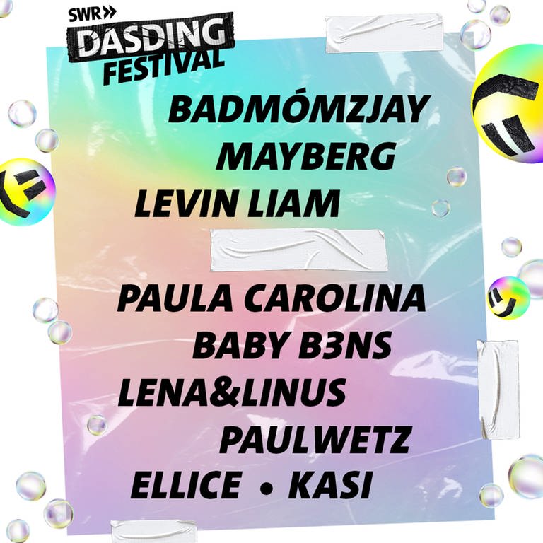 DASDING Festival 2024 Line Up (Foto: SWR DASDING)