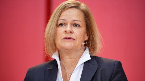 Nancy Faeser (SPD), Bundesinnenministerin (Foto: dpa Bildfunk, picture alliance/dpa | Michael Kappeler)