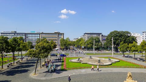 Der Friedrichsplatz in Mannheim. (Foto: Schöning)