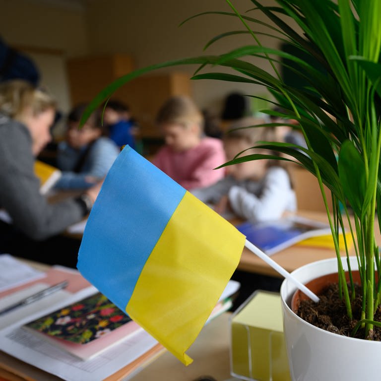 Ukrainische Kinder (Foto: dpa Bildfunk, picture alliance/dpa | Robert Michael)