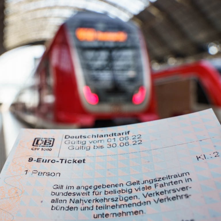 9-Euro-Ticket (Foto: dpa Bildfunk, picture alliance/dpa | Frank Rumpenhorst)