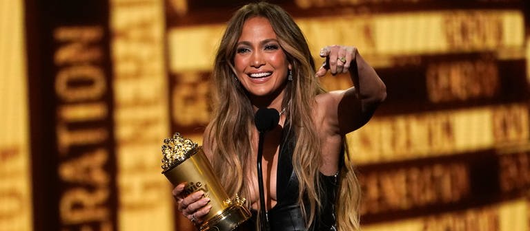 Jennifer Lopez bei den MTV-Movie-Awards (Foto: dpa Bildfunk, picture alliance/dpa/Invision via AP | Chris Pizzello)