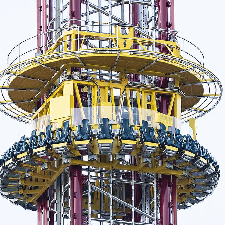 Der Freefall-Tower in Freizeitpark Icon in Orlando, USA. (Foto: IMAGO, IMAGO / ZUMA Wire)