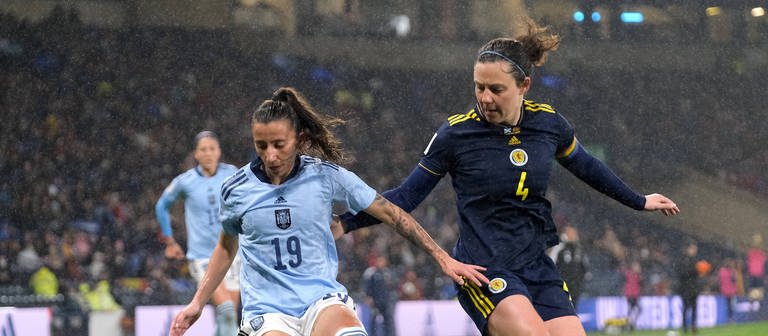 Sheila Garcia (Spanien) im Spiel gegen Schottland (Foto: IMAGO, Sports Press Photos)