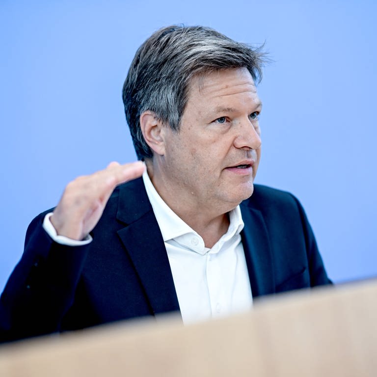 Robert Habeck (Bündnis 90Die Grünen), Vizekanzler und Bundesminister für Wirtschaft und Klimaschutz. (Foto: dpa Bildfunk, picture alliance/dpa | Britta Pedersen)
