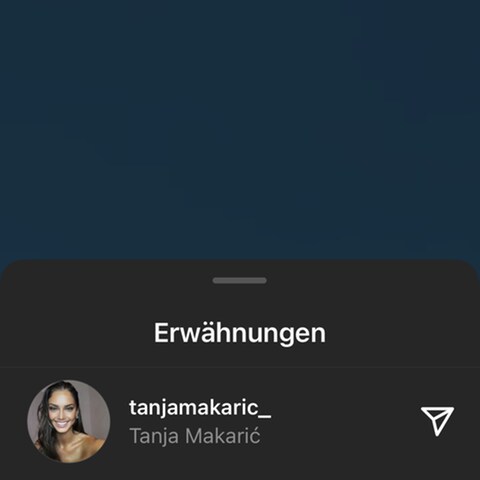 Julian Claßen markiert Tanja Makaric in seiner Instagram-Story (Foto: Instagram Screenshot @julienco_)