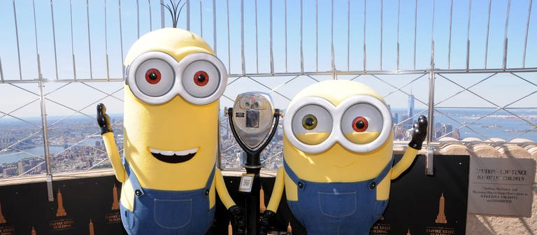 Minions visit the Empire State Building to celebrate Minions: The Rise of Gru in New York City.  (Foto: IMAGO, xEfrenxLandaosx)