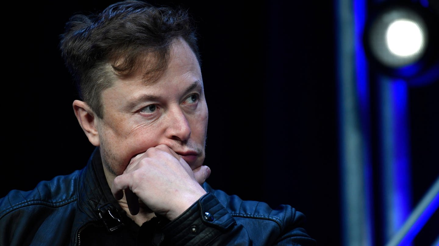 Elon Musk, Konzernchef des US-Elektroautohersteller Tesla, nimmt an der SATELLITE-Konferenz 2020 teil.