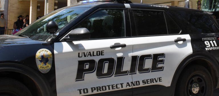 Polizeiauto Uvalde (Foto: IMAGO, IMAGO / UPI Photo)
