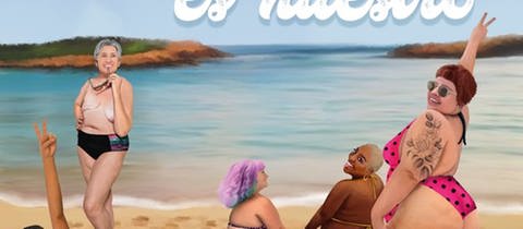 Plakat zur spanischen "Every body is a beach body"-Kampagne. (Foto: Ministerio de Igualdad)