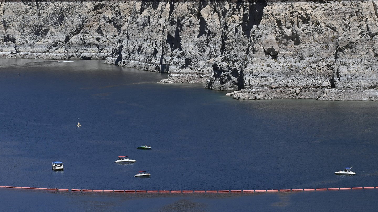 Mehrere Boot auf dem Lake Mead (Foto: DASDING, IMAGO / UPI Photo)