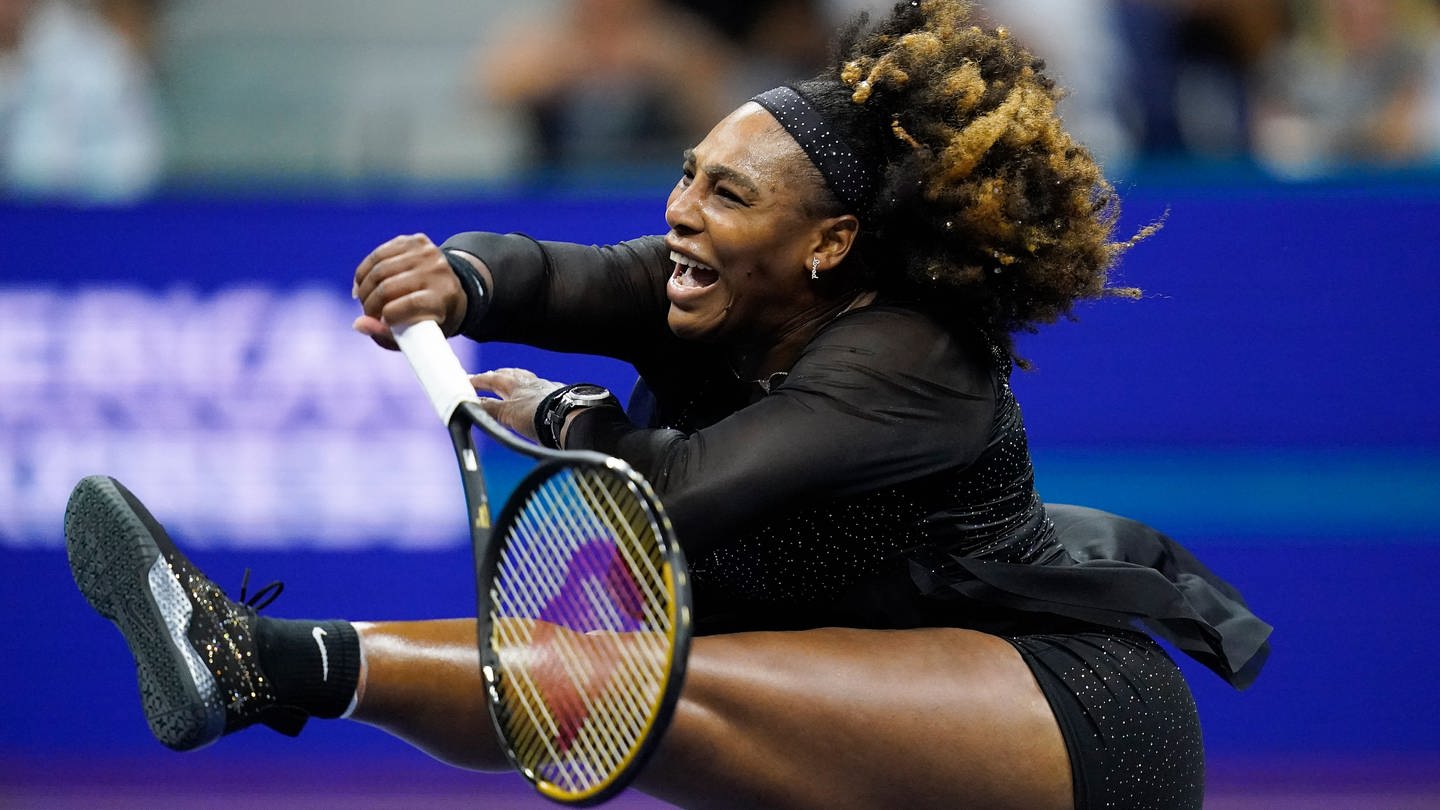 Tennis: Grand Slam/WTA-Tour - US Open, Einzel, Damen, 3. Runde, Williams (USA) - Tomljanovic (Australien): Serena Williams in Aktion.