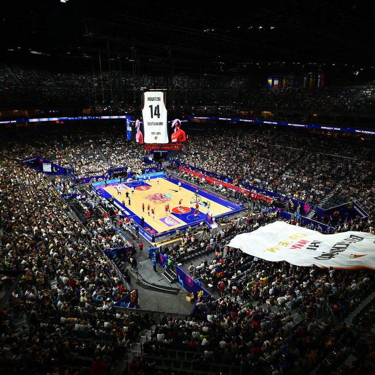 Bei der Basketball-EM in Deutschland wurden in der Gruppenphase so viele Tickets verkauft wie nie. (Foto: IMAGO, IMAGO / Vitalii Kliuiev)