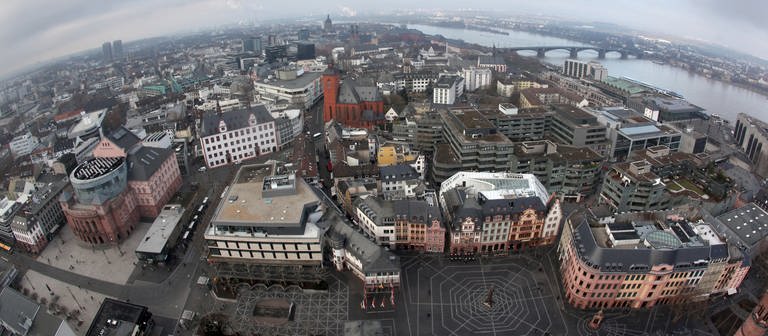 Blick über die Stadt Mainz (Foto: dpa Bildfunk, picture alliance/dpa | Fredrik von Erichsen)