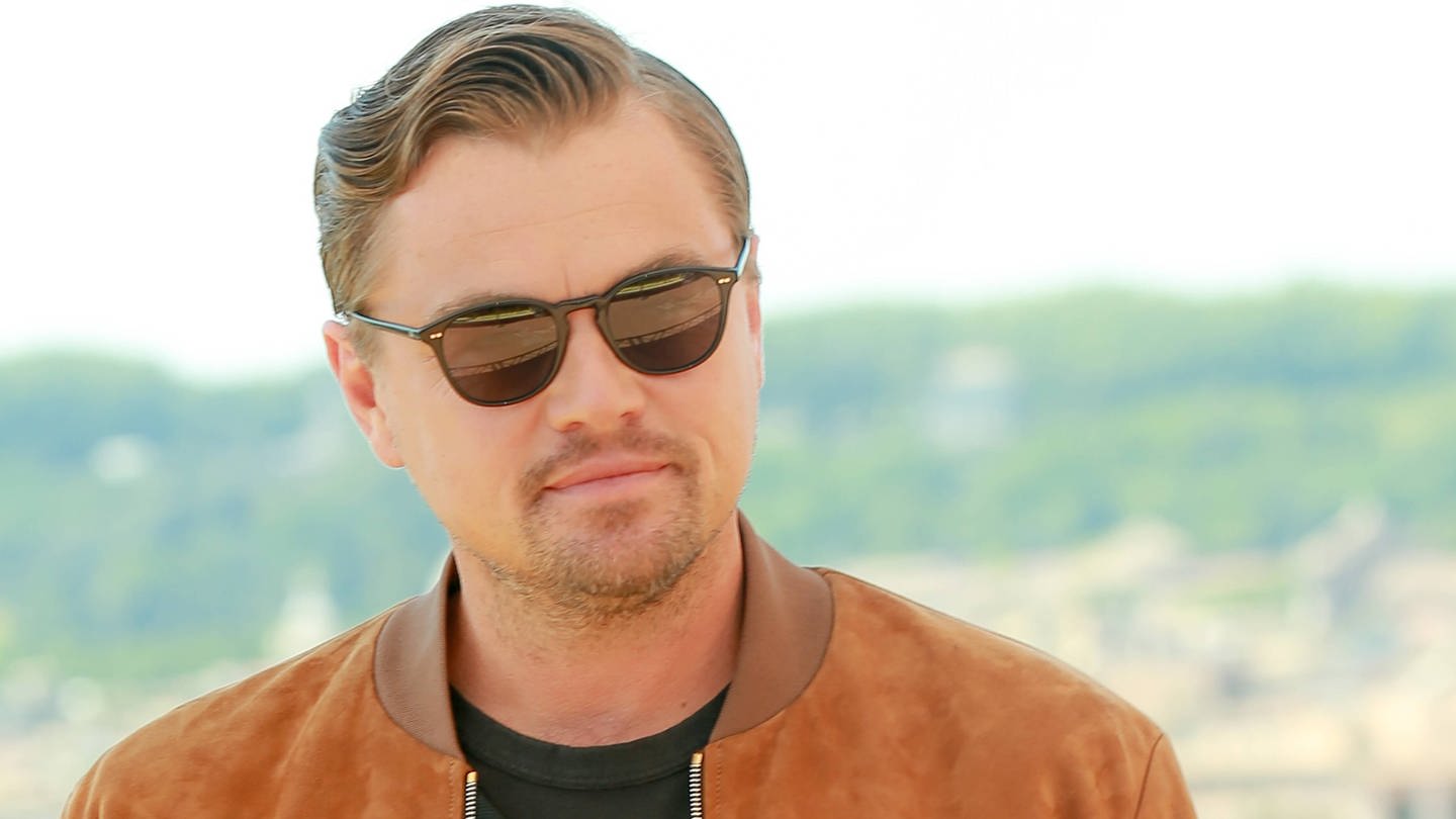 Leonardo di Caprio mit Sonnenbrille