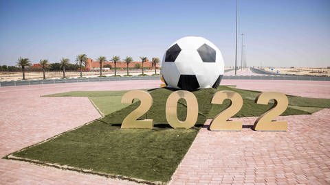 Fußball-Weltmeiserschaft startet im November in Katar (Foto: dpa Bildfunk, picture alliance/dpa | Christian Charisius)