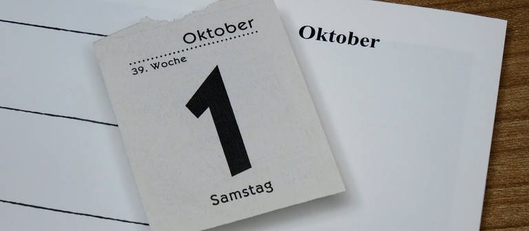 Wochenkalender und Kalenderblatt 1. Oktober (Foto: IMAGO, Steinach)