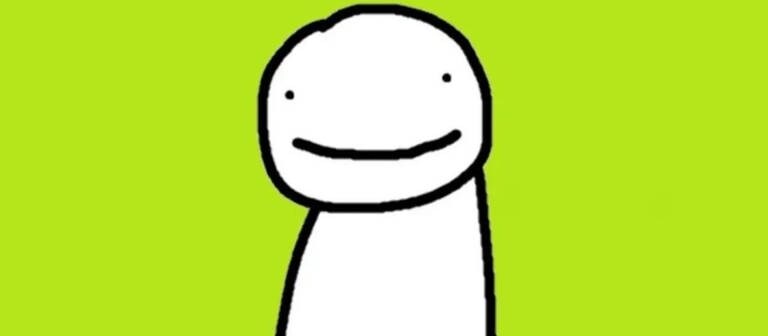 Das Smiley-Logo des Youtubers Dream auf grünem Hintergrund (Foto: YouTube/Dream)