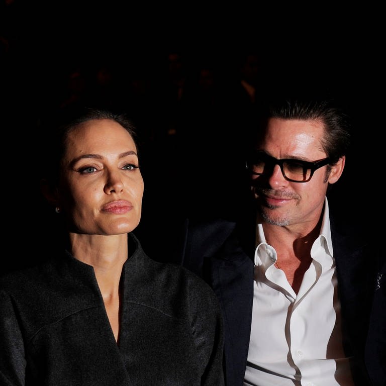 Angelina Jolie und Brad Pitt (Foto: picture-alliance / Reportdienste, picture alliance / dpa | Facundo Arrizabalaga)