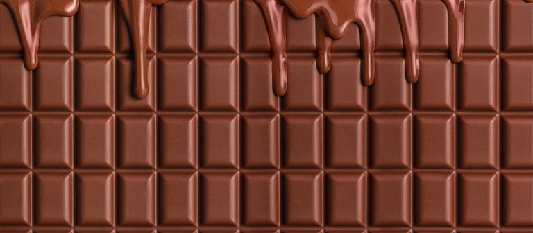 Schokoladentafel (Foto: IMAGO,  chocolate bar,melting,chocolate bars,thawing zm6-gr2)