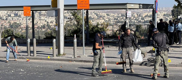 Jerusalem Explosionen an Bushaltestelle (Foto: IMAGO, IMAGO / APAimages)