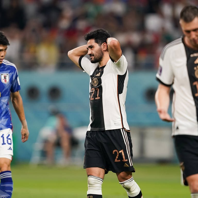 Gündogan enttäuscht nach der Niederlage gegen Japan (Foto: IMAGO, Copyright: xFlorenciaxTanxJunx)