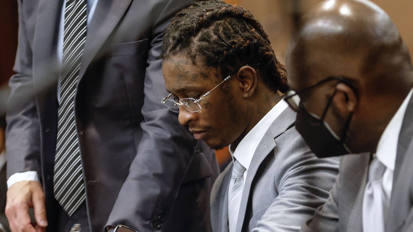 Rapper Young Thug, whose real name is Jeffery Williams, was given a Percocet by a co-defendant during court on Jan. 18, 2023, according to a motion. (Foto: IMAGO, IMAGO / ZUMA Wire)
