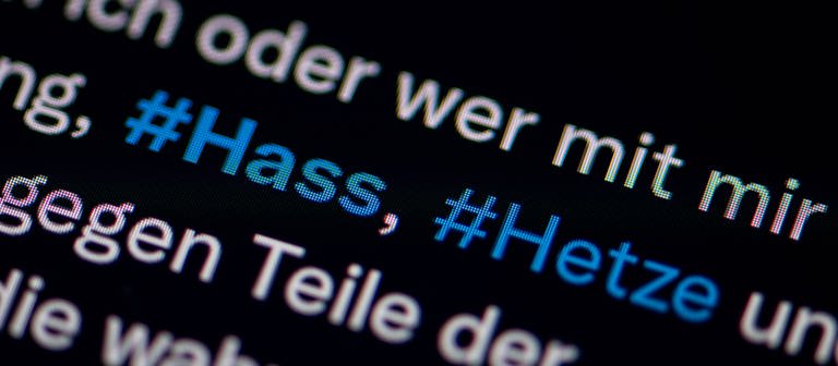 Hass im Netz (Foto: dpa Bildfunk, picture alliance/dpa | Fabian Sommer)