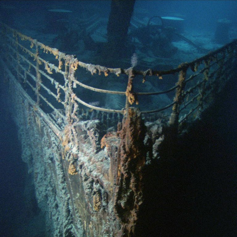 Das Wrack der "Titanic" auf dem Meeresgrund. (Foto: IMAGO, Allstar)