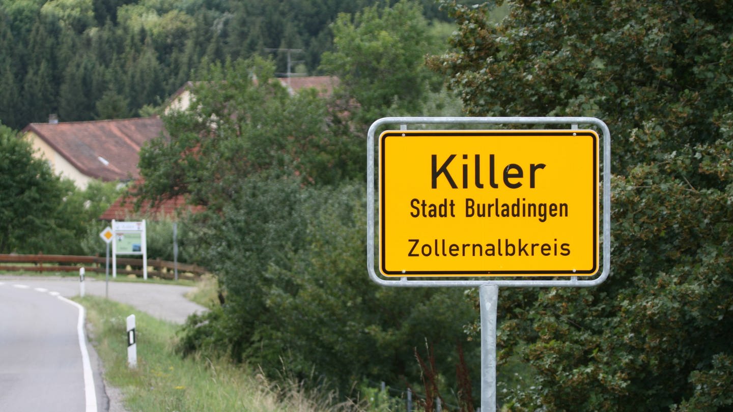 Ortsschild Burladingen Killer (Foto: IMAGO, IMAGO / Eibner)