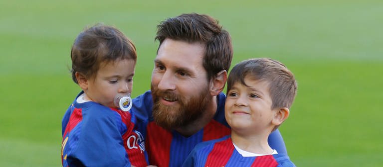 Lionel Messi Söhne Thiago (Foto: dpa Bildfunk, picture alliance / Joma/gtres/dpa | Joma)