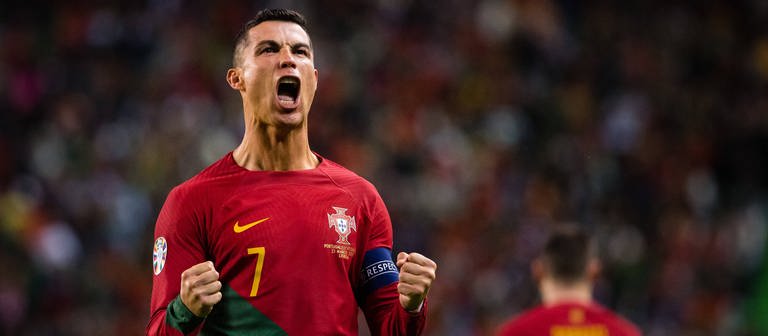 Cristiano Ronaldo hat inzwischen 850 Tore auf seinem Konto - unter anderem 123 Stück im Dress der portugiesischen Nationalmannschaft (Foto: IMAGO, IMAGO / ZUMA Wire)