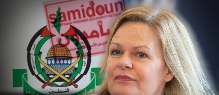 Nancy FAESER verbietet islamistisches Hamas und palaestinensisches Netzwerk Samidoun. (Foto: IMAGO, IMAGO / Sven Simon)