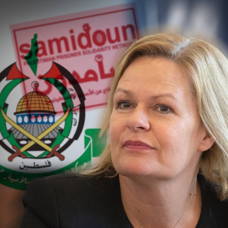 Nancy FAESER verbietet islamistisches Hamas und palaestinensisches Netzwerk Samidoun. (Foto: IMAGO, IMAGO / Sven Simon)