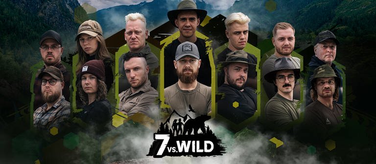Alle Teilnehmer der dritten Staffel "7 vs. Wild". (Foto: Amazon Freevee)