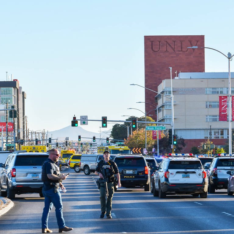 In Las Vegas kam es an einer Universität zu Schüssen. Mindestens drei Menschen sind gestorben. (Foto: IMAGO, IMAGO / MediaPunch)