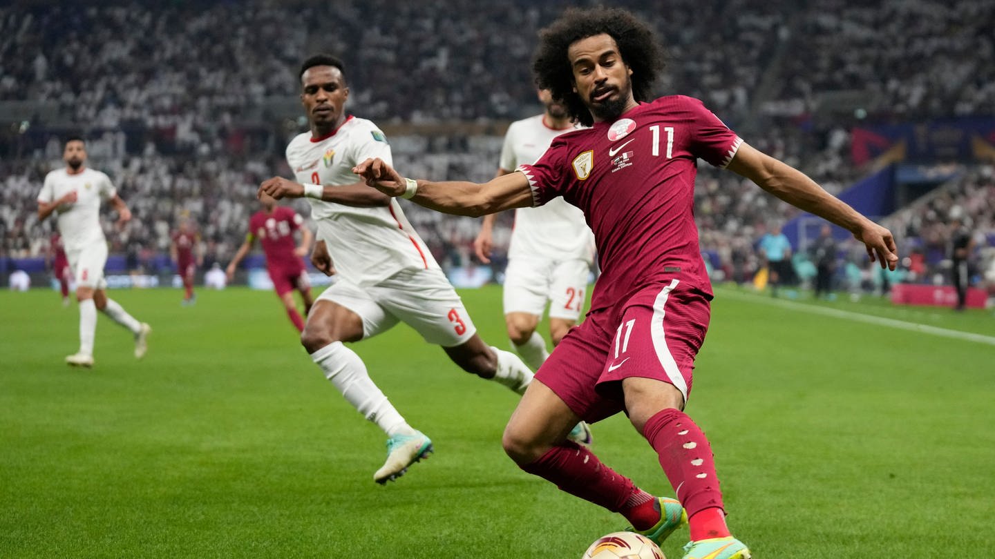 Katar gewinnt 3:1 gegen Jordanien im Asien-Cup-Finale (Foto: dpa Bildfunk, picture alliance/dpa/AP | Aijaz Rahi)