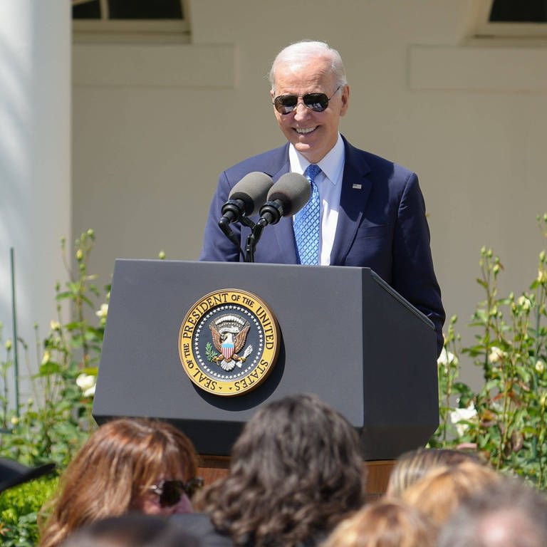 US-Präsident Joe Biden will 2024 für eine weitere Amtszeit kandidieren.  (Foto: IMAGO, IMAGO / USA TODAY Network)
