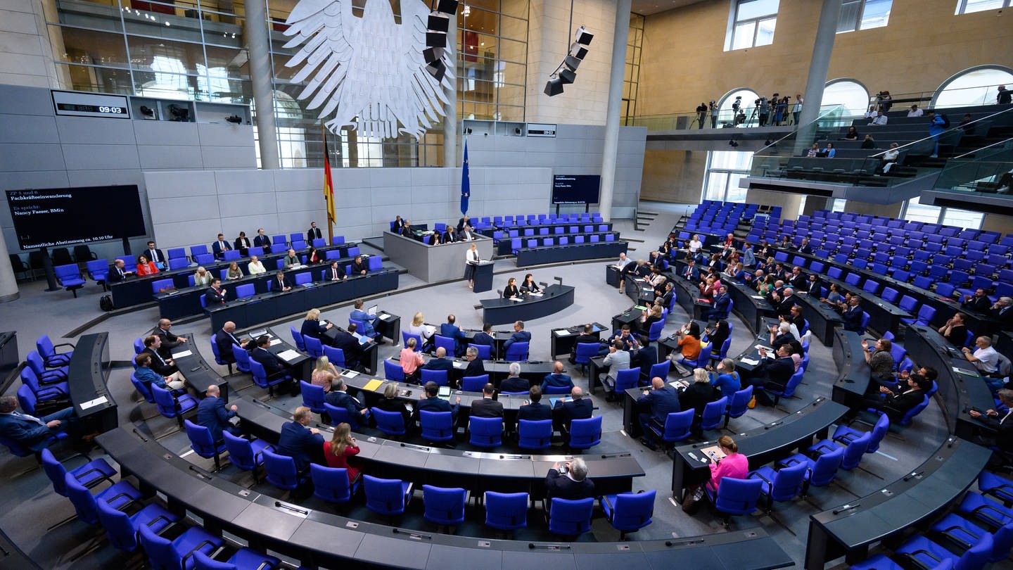 Bundestag (Foto: picture-alliance / Reportdienste, dpa Bildfunk, picture alliance/dpa | Bernd von Jutrczenk)