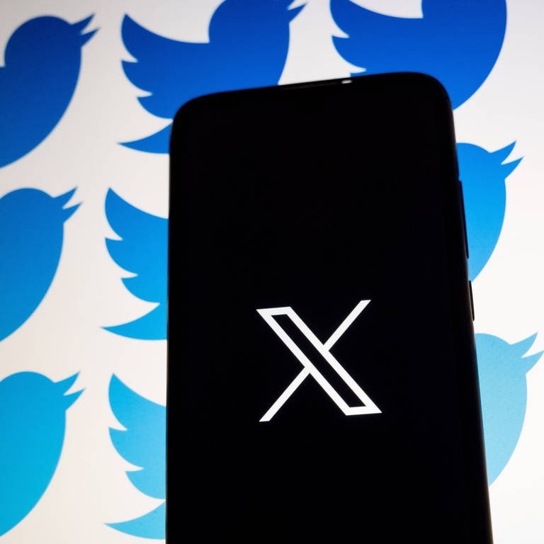 Der Social-Media-Dienst Twitter wird in X umbenannt. Das ist das neue Logo.