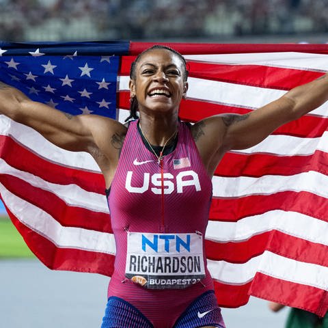 Sha`Carri Richardson hat bei der Leichtathletik-WM die Gold-Medaille gewonnen