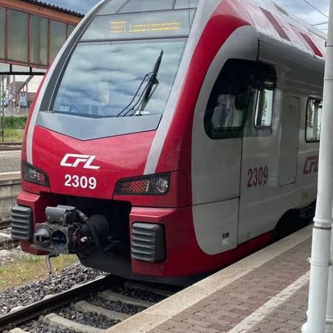 CFL-Zug im Bahnhof Trier  (Foto: SWR DASDING, SWR)