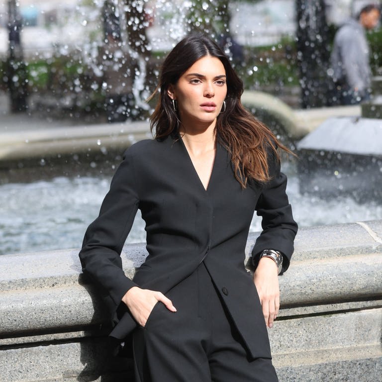 Kendall Jenner bei einem Fotoshooting in New York. Sie wird 2023 zum ersten Mal in die Forbes 30 Under 30-Liste aufgenommen.