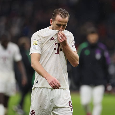 Harry Kane nach der Niederlage von Bayern München gegen Eintracht Frankfurt